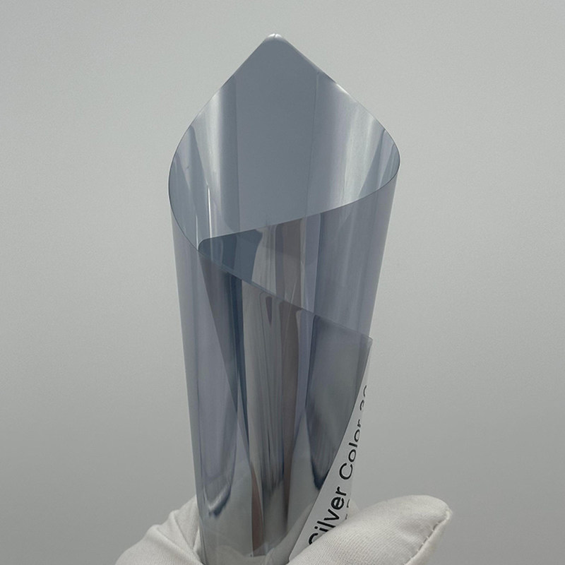 NASIDO Silver 30 Decorative Building Window Film Dirt Resistant Customizable