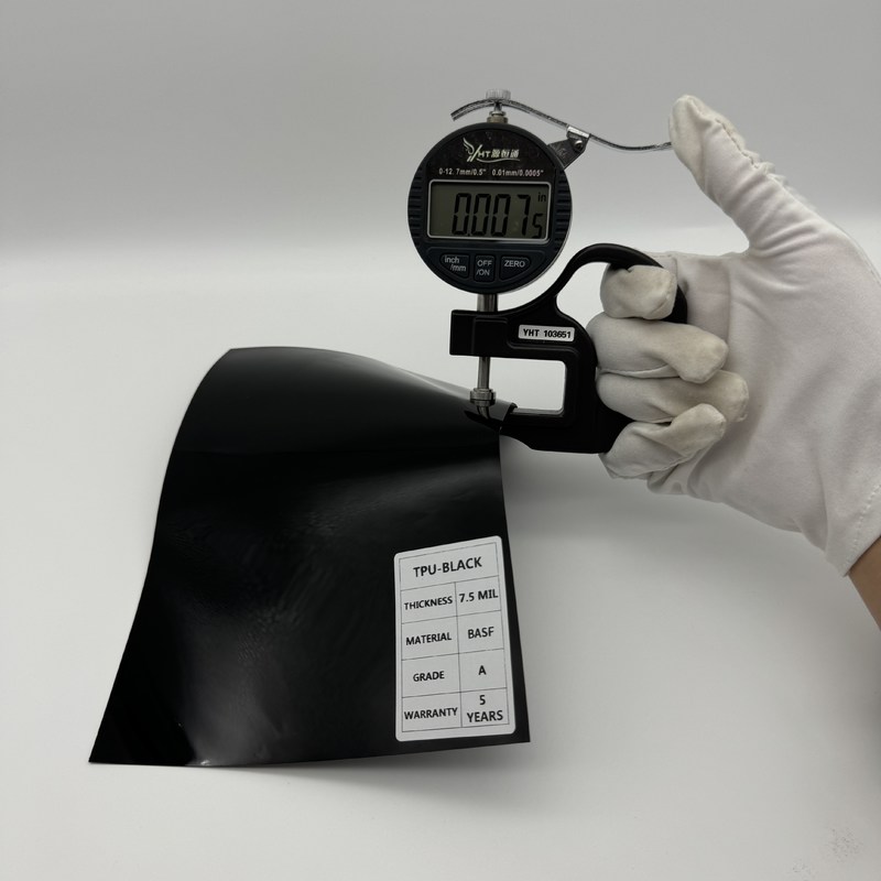 High Stretchable Black PPF Film Thermal Insulation Black Paint Protection Film