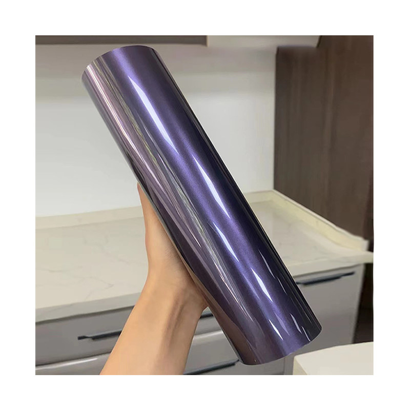 Self Healing PPF Color Wrap Eco Friendly TPU Grey Violet Easy Removal Long Term Use