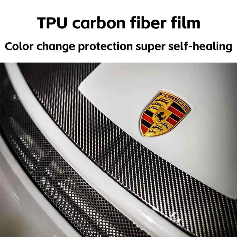 5D Carbon Fiber Car Film BLACK High Gloss Self Adhesive High Brightness