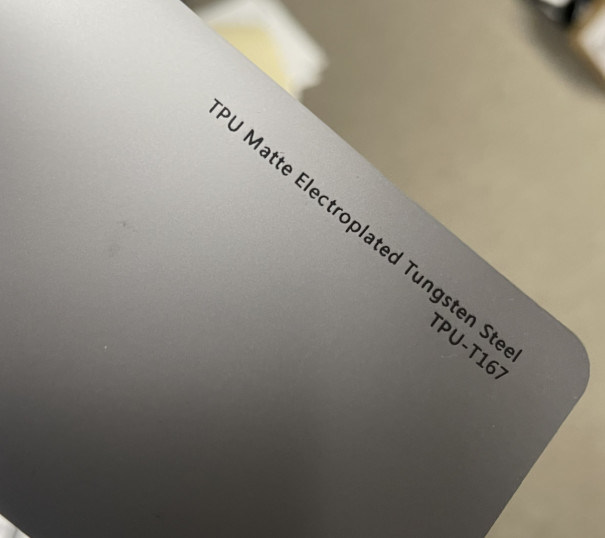 TPU Colour Changing Wrap Matte Tungsten Steel Paint Protection Modern Design