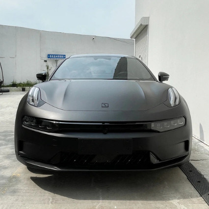 High Gloss Color Changing Wrap 7.5mil Matte Black Car Wrapping Film Anti Corrosion