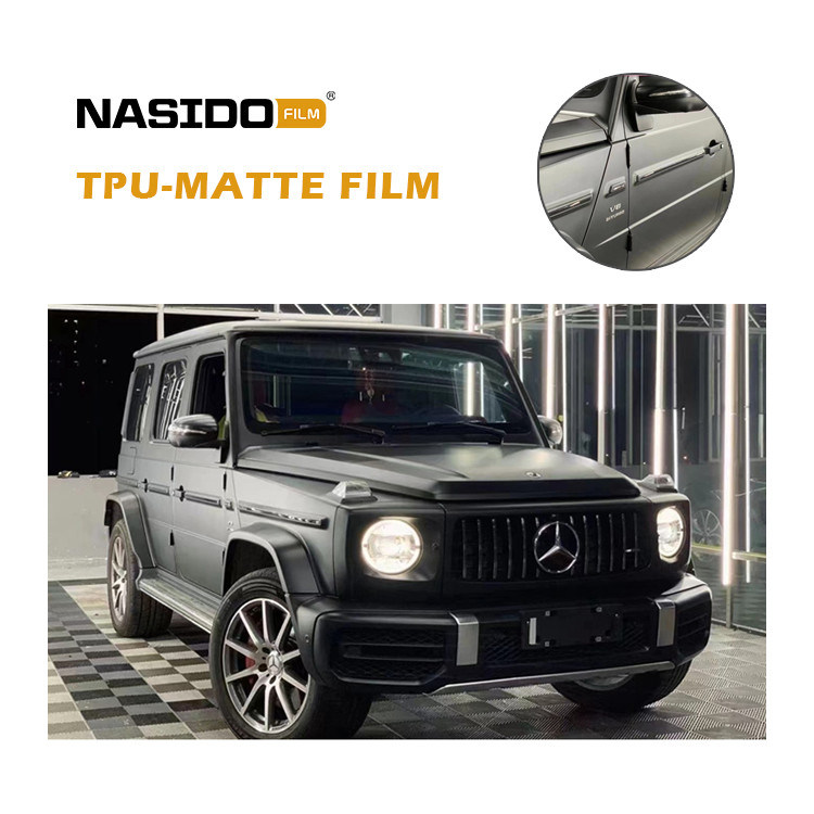 Matte TPU PPF Film 7.5mil Heat Healing Auto Paint Protection Film Corrosion Resistant