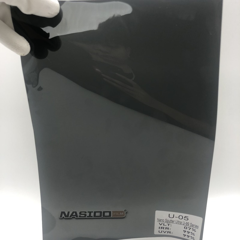 Nasido U-05 Carbon Ceramic Car Window Film 99% UVR 8-Year Warranty