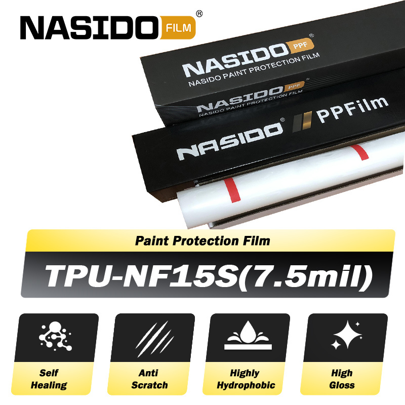 7.5mil Thickness Self Healing TPU Paint Protection Film with 8 Years Warranty