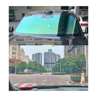 Customized Green Chameleon Window Tint 70% VLT Eye Care High Return Rate