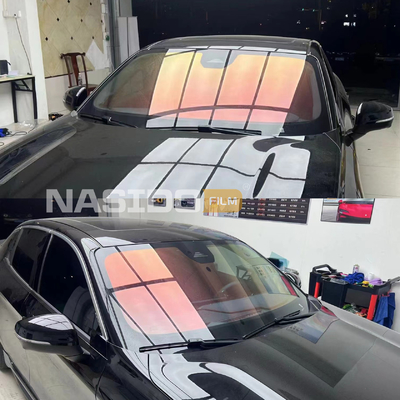 NASDIO Chameleon Window Film 80% Sakura Pink High Security Shatter Resistant
