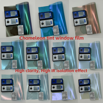 NASDIO Chameleon Window Film 80% Sakura Pink High Security Shatter Resistant