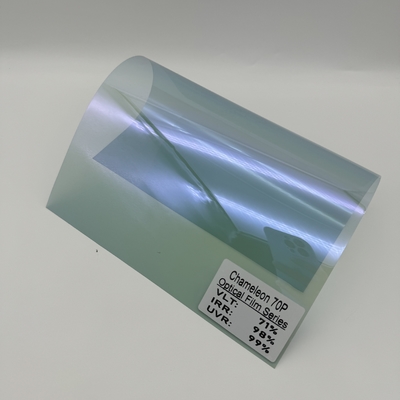 UV Rejection Chameleon Window Film 70%VLT Customized High Heat Rejection