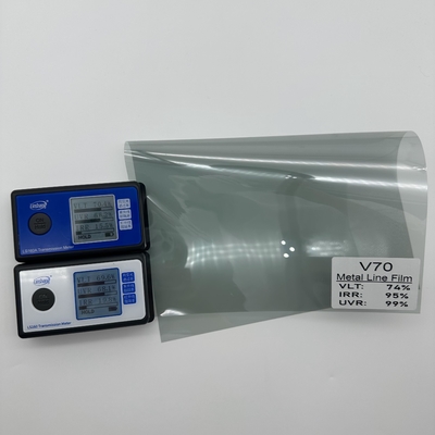 HD Metalized Window Tint Film IRR 99% NASIDO V70 Infrared Proof UV Rejection