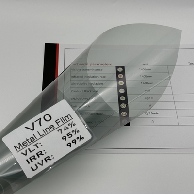 Anti UV Metalized Window Tint IRR 99 PET Car Window Film High Heat Rejection