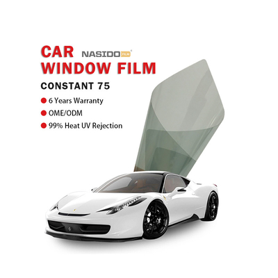 Skin Friendly Car Insulation Film Sun Heat Control 75%VLT Constant Color 75