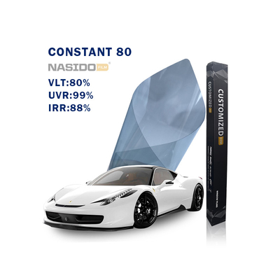 2mil Car Insulation Film VLT80% Easy Maintenance And Removal High Clarity