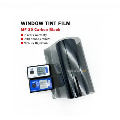 NASIDO MF35 2HD Car Windshield Sun Film black Nano Ceramic Heat Rejection privacy window film Car Solar Window Tint Film
