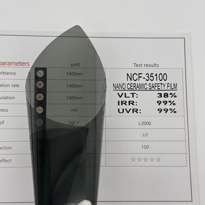 High Privacy Nano Ceramic Window Film UV Rejection NASIDO NCF-35100