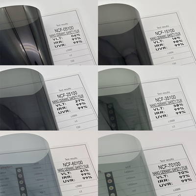 Long Lasting Car Window Insulation Film NCF-70100 Stylish Nano Ceramic Tint Roll