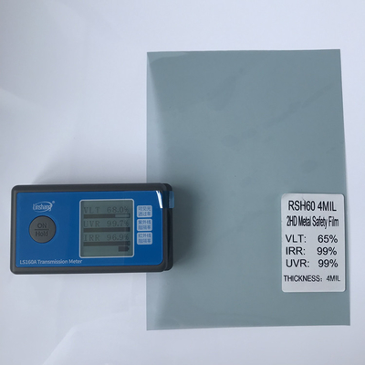 NASIDO 2HD Metal Ceramics Safety Film 4 mil VLT60% reduce fading color film car Windshield FILM for new cars