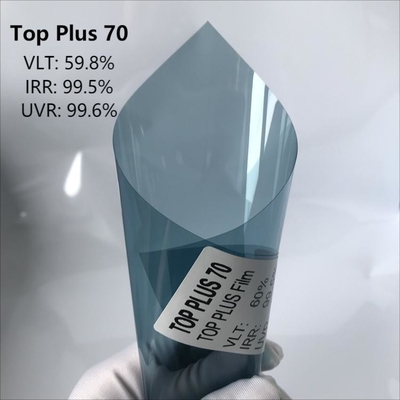 Anti Yellowing Metalized Window Tint 99%IRR Heat Rejection NASIDO Top Plus 70