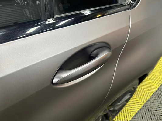 Liquid Silver Car Vinyl Wrap Roll Recyclable Eco Friendly High Stretchable