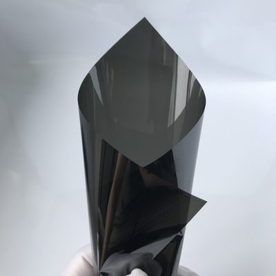Dark Black Metallic Window Film Metal Sputter Metallic Car Tint Customized