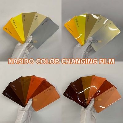 Anti Scratch Yellow Orange TPU Color Wrap Film  5 Years Warranty