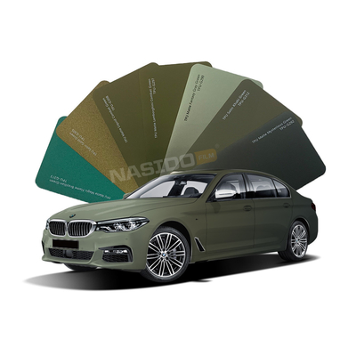 Blue-Green TPU Color Wrap Film High Stretchability Free A4 Size